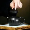 TEWARE 180ml Yixing Purple Clay Xishi Tapot Master Corazonado Sutra Pot de té Ore Raw Handmade Hake Té chino Zisha Té de té de Zisha