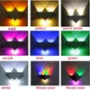 Wall Lamps Aluminum Triangle Colorful LED Light Lamp Modern Home Bedroom Hall Lighting Indoor Outdoor Decoration 3W 4W 5W 8W AC90-260V