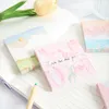 Kawaii Oil Painting Sticky Note INS Hand Account Material Paper N Times Stick Book Cute Office Accessories