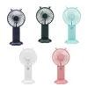 Ventole ventola portatile portatile con 5 velocità LCD Display Batteria gestita Fan Fan Pel a 5 colori come supporto per telefono di base