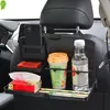 Nieuwe autolade rekken Dining Car Auto Back Back Tray multifunctionele opvouwbare praktische Tafel voor kleine tafel etensdranken houders accessoires