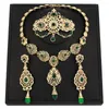 Necklace Earrings Set Neovisson High Quality Moroccan Bride For Aristocratic Women Brooch Earring Gold Color Algeria Gift