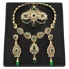 Collier boucles d'oreilles ensemble Neovisson mariée marocaine de haute qualité pour femmes aristocratiques broche boucle d'oreille couleur or algérie cadeau