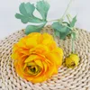 Home Decoration Flower Art, Artificial Flower Long Branch 2-Head Simuled Camellia LT423