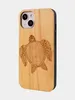 Natural Cherry Blank Wood Cell Phone Cases Bags For iPhone 11 12 13 14 Pro X Xr Xs Max Plus Ultra Slim Soft TPU Phonecase Top-sale Cellphone Mobile Phone Accessories