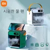 Fans Xiaomi Portable Air Cooler Air Conditioner USB laddningsbar liten luftkylare mobiltelefon Holder Spray Electric Cooler Fan Home