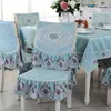 Table Cloth Royal Luxurious Embroidery Tablecloth Chair Cover Comfortable Soft High Density Cotton Velvet Dining