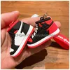 Key Rings Designer Sile Sneaker Keychain Party Gift Creative Fashion Sports Chaussures Ring 8 Couleurs Pendre Décoration Drop Livraison J DHVTT