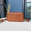 Desiger bags men unisex camera crossbody purse High Sense Men's Women's Same Messenger Leather snapshot Square Bag 230420