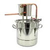 Fazendo 20l 12l moonshine destilador equipamento para casa diy cerveja óleo essencial kit de álcool água aço inoxidável cobre ainda alabicm