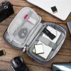 Duffel Bags Organizer Portable Cable Digital Storage Wires Charger Power Batteri blixtlås Kosmetisk väska USB Gadgets Fall Accessories Objekt