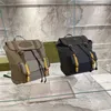 Klasyczne męskie miękkie podróż plecak Katy Perry Sup Paski internetowe Brązowe żółte vintage płócienne torba luksusowa designerskie torby na ramię 291n