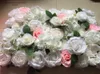 Dekorativa blommor 8st/Lot Artificial Silk Hydrangea Rose Flower Wall Wedding Backdrop Decoration Stage Mixcolor Tongfeng