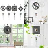 Garden Decorations Rotating Wind Chime Hanging Spinner Scpture Decor Crafts Home Balcony Dream Catcher Chimesgarden Drop Delivery Pat Dhrkk