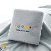 Serviette de bain en molleton de corail pour enfants bébé grand éponge enveloppement à séchage rapide doux bonne Imbibition d'eau serviettes de bain couverture couverture
