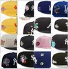 22 kolory męskie baseball kapelusz prawdziwy drzewo Chicago litera czapki różowe nowojorskie królewskie zespoły sport 2023 World zszyte serie seria Love Hustle Flowers MA15-05