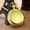Wristwatches Tungsten Polished Retro Flip Large Pocket Watch Arabic Digital Antique Leisure Women Watches Relogio Feminino