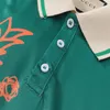 6 New Fashion Londen Engeland Polo's Shirts Heren Ontwerpers Polo Shirts High Street Borduren Afdrukken T-shirt Mannen Zomer Katoenen Casual T-shirts #969