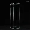 Party Decoration Wedding Road Lead Flower Table Stand Crystal Acrylic Centerpieces For