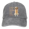 Bérets I Love My Golden Retriever Plus Casquette de Baseball Chapeau de Cowboy Peaked Bebop Chapeaux Hommes Et Femmes