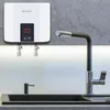 Riscaldatori da 5500 W Salda istantanea mini mini a parete montato elettrico termostato di scaldabagno 3 secondi riscaldamento rapido cucina bagno doccia