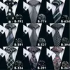 Mans Black Formal Ties Bussiness Neck Tie Set Fashion High Quality Silk Ties For Men Brand Tie Necktie261J