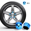 جديد 5pcs 17/19/21mm Car Wheel Caps حماية الأغطية Caps مضاد للتشويش على المسمار المسمار CORP