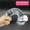 Soft Silicone Jelly Penis with Cock Adults Toys Shop Big Butt Plug For Woman Anal Sex Toy Realistic Huge Suction Cup Dildo