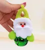 Christmas Decorations 6pcs Santa Claus Snowman Decor Round Jingle Bells Bell Ornaments Tree Decoration Year