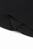 Blusa texturizada de pescoço com manga preta de vibração preta