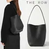 3Size White The Row Park tote Bag for woman Luxurys handbag Designer Shoulder Bucket Women's Bags Mens Genuine Leather Pochette Crossbody Clutch Mini Medium Large Bag