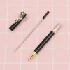 Profile High-end Metal Peach Blossom Ballpoint Pen Signing School Office Supplies Student Kids Gift