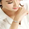 Bangle Nine Transfer Beads Bracelet Высококачественный металл для женских подарков модные украшения