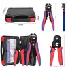 Tang Crimping Pliers HSC8 64/66 Tubular Terminals Multifunctional Wire Strippers Hand Tools Electric Mini Clamp Crimping Pliers Kit