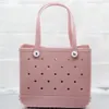 Stor tote axelväskor mode bogg lyxys pvc reser plastskor kropp rosa handväska topphandtag väskor kvinnor män purses weekender designers clutch sommar strand väska