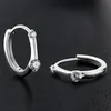 Diamond geslaagd Test 925 Sterling Silver Bling Moissanite Hoops oorbellen sieraden voor meisjes vrouwen mooie cadeau studs