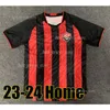 23/24 eSporte Clube Vitoria Men Men Soccer Jerseys Roberto Jadson Eduardo Santos Home Football Shirts半袖ユニフォーム