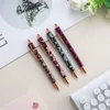 Пакет Ballpoint довольно милый металл удобный писать выдвижные ручки для журналирования Black Ink Medium Point 1,0 мм.