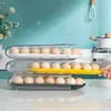 Storage Bottles Egg Box Drawer Type Organizer Refrigerator Container Duck Sorting Equipment