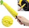 New Car Wheel Brush Tire Cleaning Brush Tool Car Rim Scrubber Cleaner Duster Handle Motorcycle Truck Wheel Car Grooming Brush New