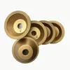 Slijpstenen 100mm Brazed Gold Diamond Cup Diamond Grinding Wheel Grit 60400 Tool Cutter Grinder