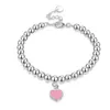 2023 designer de luxe en forme de coeur bracelet collier femmes en acier inoxydable designer couple pendentif bijoux cou Saint Valentin cadeau petite amie accessoires DHL