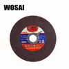 Zaagbladen Wosai 25st 107 mm slipning av hjulfiber Metall Skärning av hjulskärkningsskivan för vinkelkvarnhartsskivskiva slipningsbladskärare