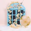 Decorative Flowers 180cm Artificial Romantic Cherry Blossom Rattan Home Wedding Arch Party Decoration Vines Silk Ivy Wall Hanging Garland