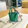 Designer Leather Handbag Pendant Car Key Bag Hanger Bluetooth Airpods Case High Quality Protective Case Mini Vegetable Basket