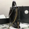 10A Top-Qualität Rucksack Designer Einkaufstasche 34 cm Frau Schulter Handtasche echtes Leder Kettentasche mit Box C508