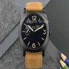 Men's 3 DAYS Asian 2813 Automatic Movement Stainless steel black matte PVD coating Sapphire Crystal Diving Fashion luminous 4208e