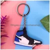 Sleutelringen Designer Keychain Mini Sneaker Ring Gift Shoes Keychains Handtas ketting Basketbal schoenhouder Drop levering sieraden DHQX5