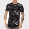 Men's T Shirts Bodybuilding Fitness Clothing Muscle Tops Sleeveless Shirt Casual Vests Short Sleeve Camouflage Military Outdoor