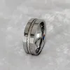 Cluster ringen van hoge kwaliteit waterdichte heren sieraden mode bruiloft wolfraamcarbide voor mannen mannelijke jongens heren sieraden tarning gratis